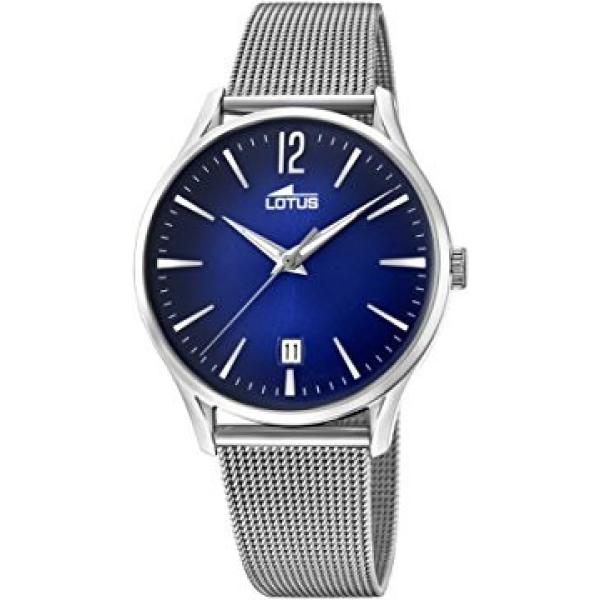 Orologio analogico argento Lotus grigio