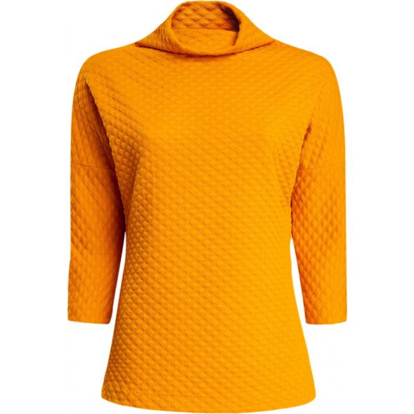 Maglione effetto testurizzato giallo Oodji Collection giallo