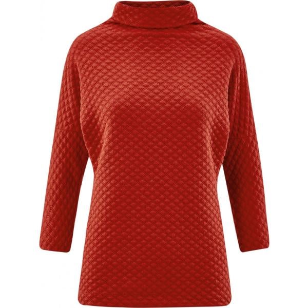 Maglione effetto testurizzato rosso Oodji Collection rosso