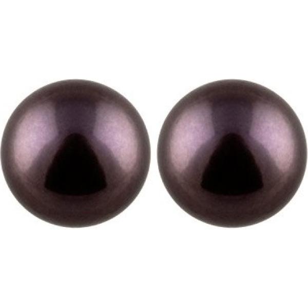 Orecchini in argento 925 nero Bella Pearls grigio