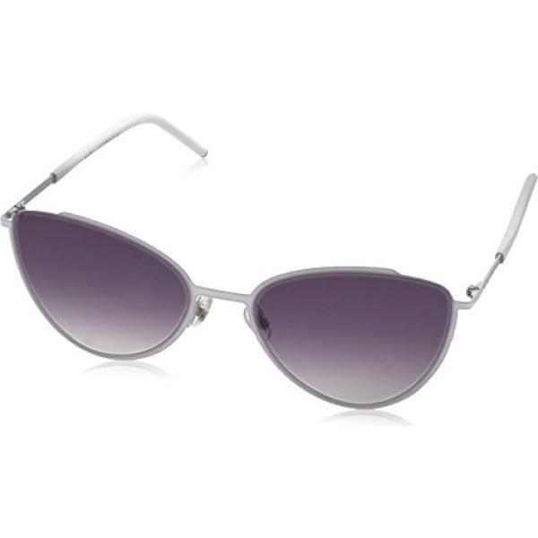 Occhiali da sole bianco e grigio Marc Jacobs bianco