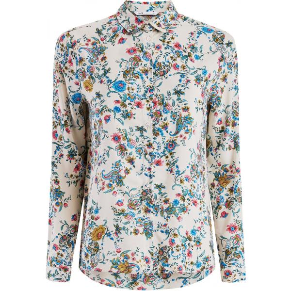 bluse Oodji Ultra bianco con stampe