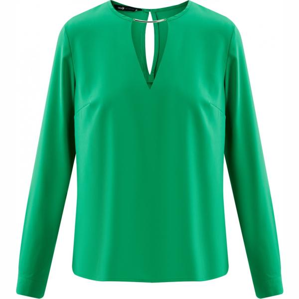 camicie Oodji Collection verde tinta unita