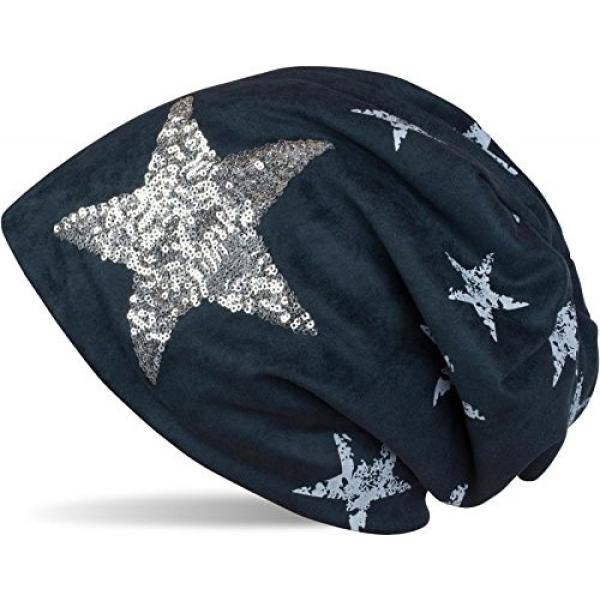 berretti StyleBREAKER blu con stampe