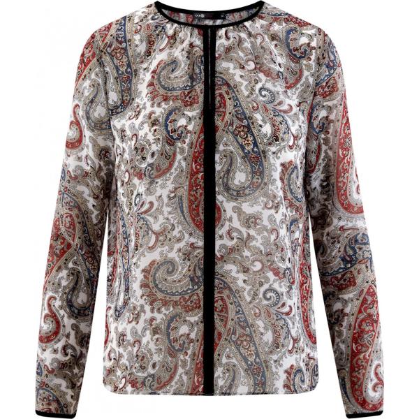 Camicetta contrasto aderente multicolore Oodji Ultra multicolore