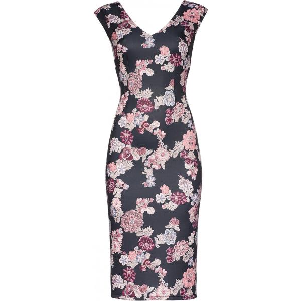 Vestito al ginocchio con scollo senza maniche aderente nero Find. nero