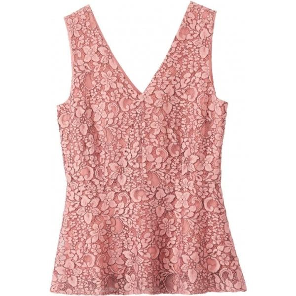 Cappotto fantasia floreale con scollo senza maniche rosa Find. rosa