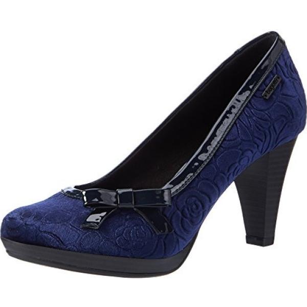 Scarpe con tacco blu scuro Bugatti blu