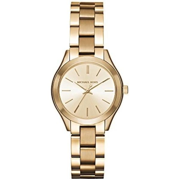 Orologio analogico con cinturino in acciaio inox Michael Kors giallo