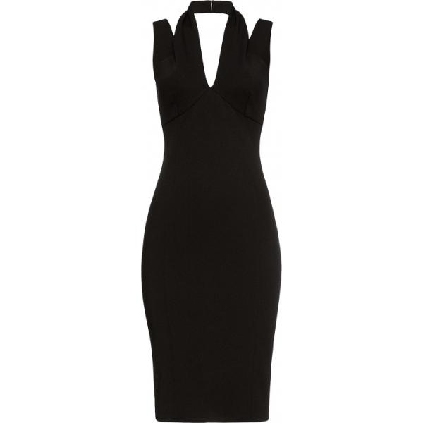 Vestito da sera con scollo senza maniche con zip nero Find nero