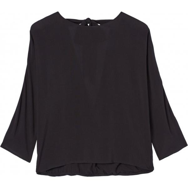 T-shirt con scollo nero Find. nero
