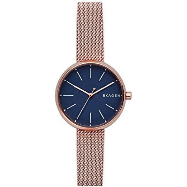 Orologio con cinturino in oro rosa Skagen giallo