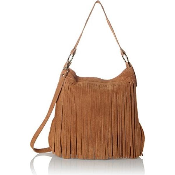 Borsa a tracolla marrone Bags4Less marrone