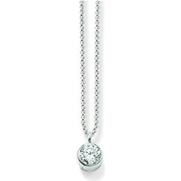 Collana in argento 925 bianco Thomas Sabo grigio