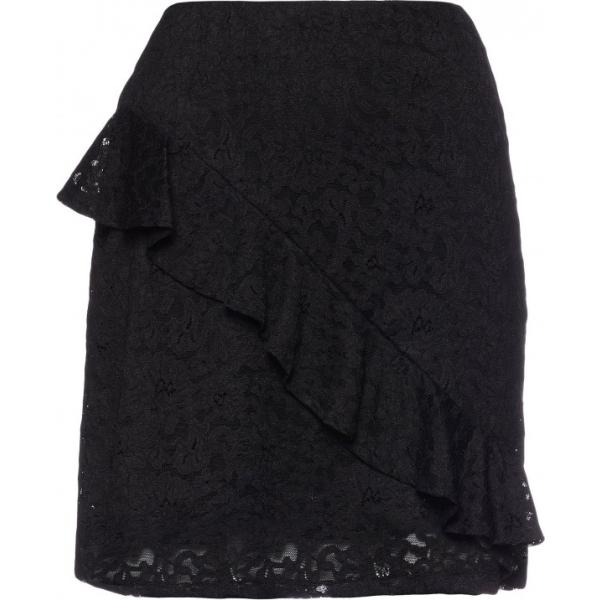 Gonna effetto increspato con zip nero Find nero a fiori