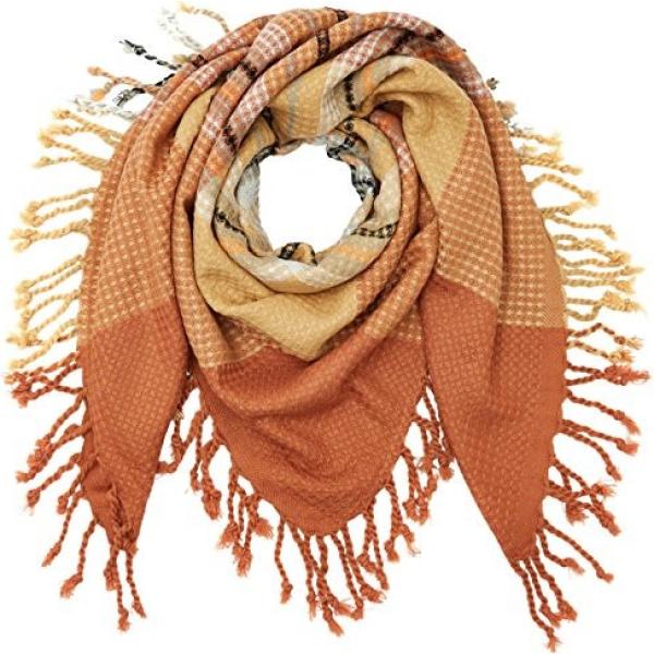 sciarpa Pieces marrone