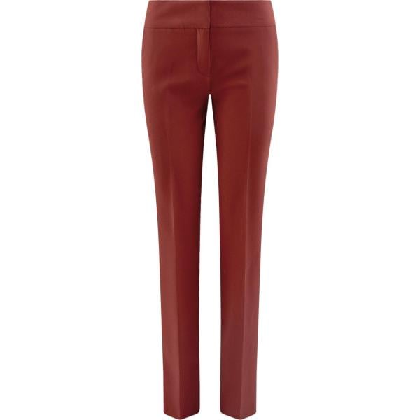 pantaloni Oodji Ultra rosso