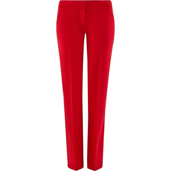 Pantalone aderente rosso Oodji Ultra rosso