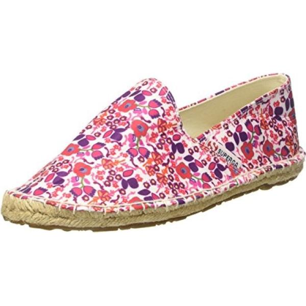 Espadrillas rosso Superga rosso a fiori