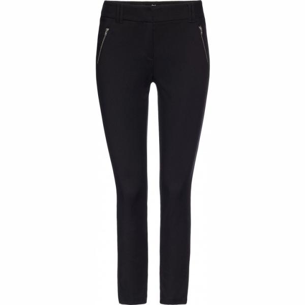 Pantalone skinny con taschini crop con zip aderente nero Find nero