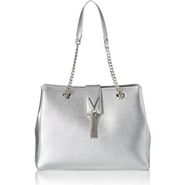 Borsa a spalla argento Mario Valentino grigio
