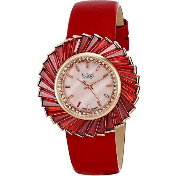 Orologio analogico rosso Burgi rosso