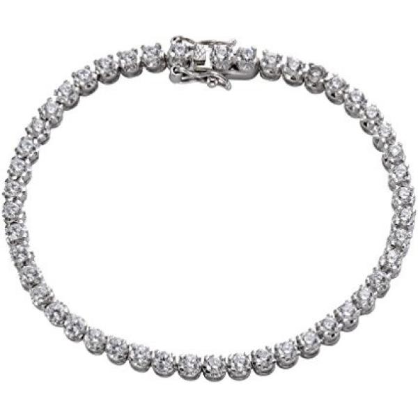 Bracciale con zirconia argento Celesta grigio