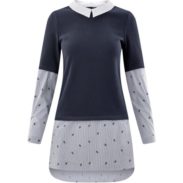 Maglione aderente blu Oodji Ultra blu