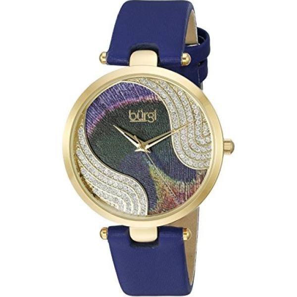 Orologio analogico con cinturino blu Burgi blu