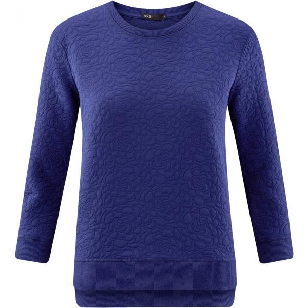 Maglione aderente blu Oodji Ultra blu