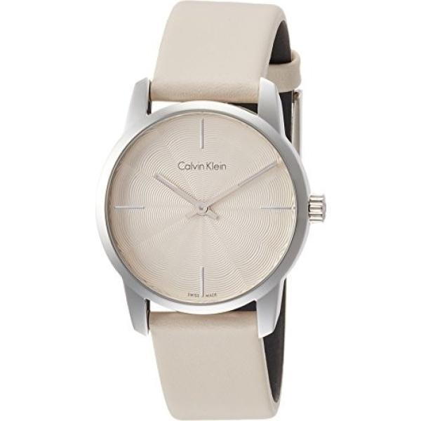 Orologio analogico con cinturino beige Calvin Klein