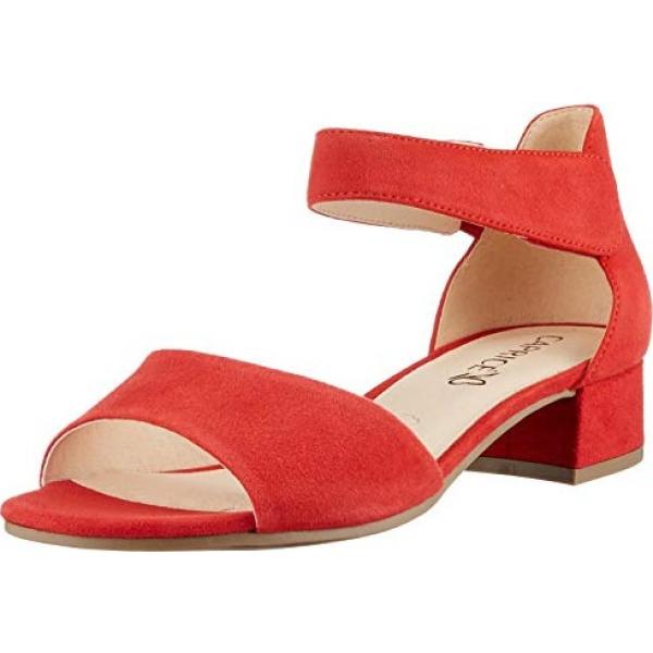 sandali in pelle Caprice rosso