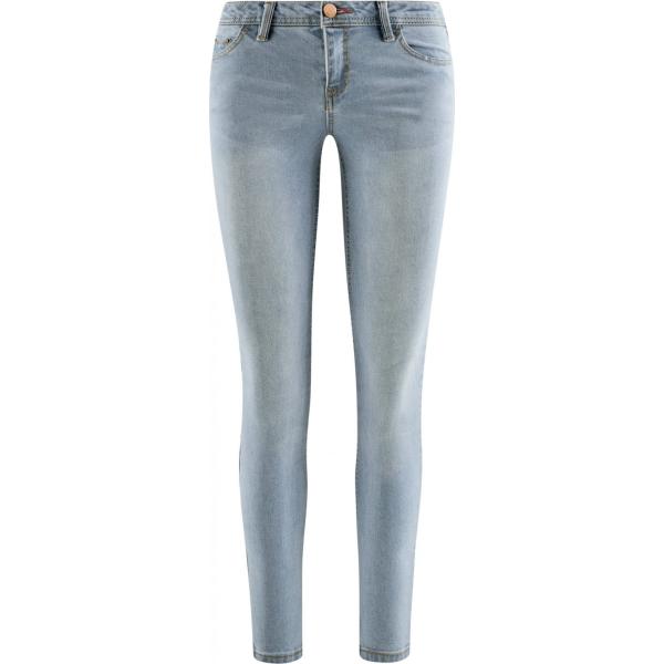 Jeans skinny taglia media aderente blu Oodji Ultra blu