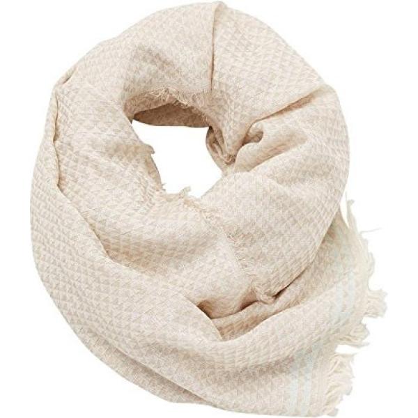 Sciarpa taglia unica beige e grigio Esprit