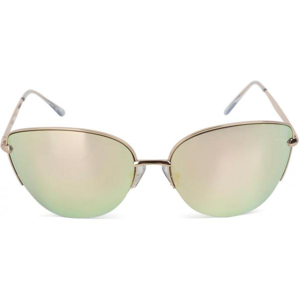 Occhiali da sole farfalla con zip rosa StyleBREAKER giallo