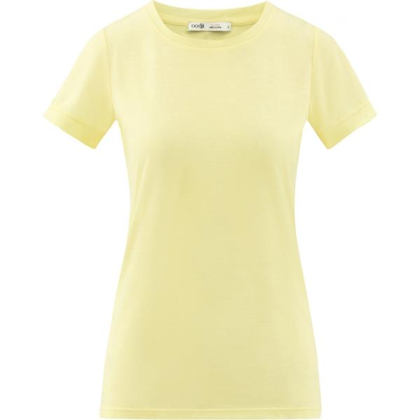 T-shirt aderente giallo Oodji Ultra giallo