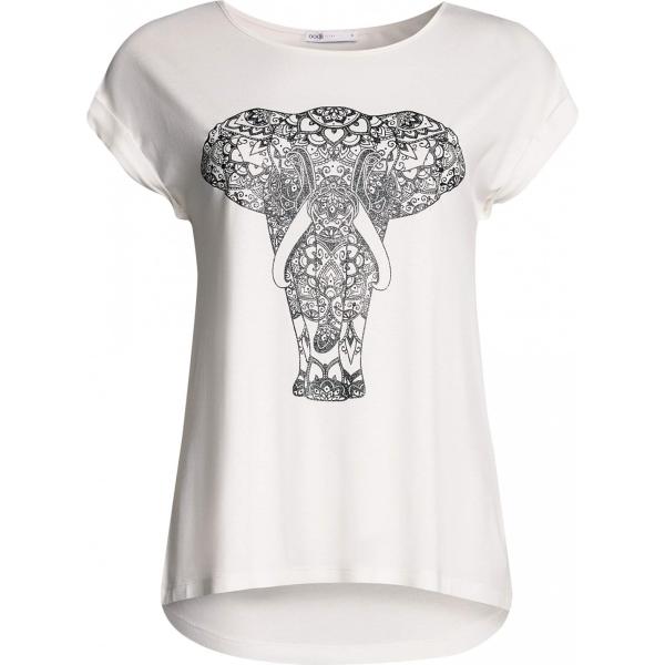 t-shirt Oodji Ultra bianco con stampe