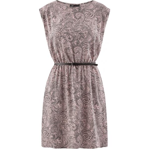Vestito con stampa aderente rosa Oodji Ultra rosa