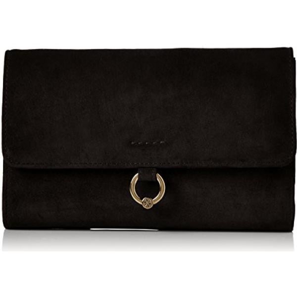Shopping bag effetto scamosciato taglia unica nero Van Dal nero