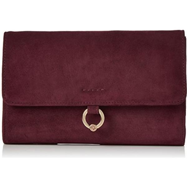 Shopping bag effetto scamosciato taglia unica rosso Van Dal rosso