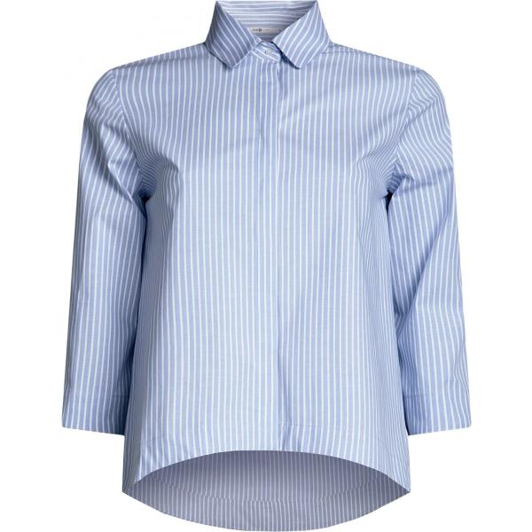 camicia Oodji Ultra blu a righe