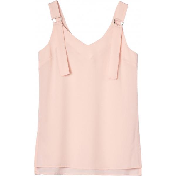 Top spacchetti laterali con scollo rosa Find rosa