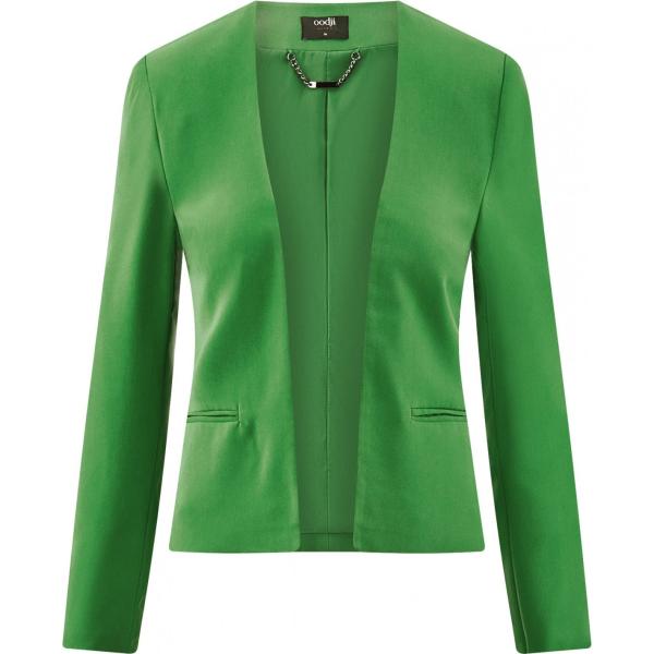 Blazer aderente verde Oodji Ultra verde