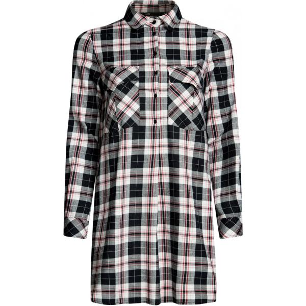 Vestito Oodji Ultra nero a quadri