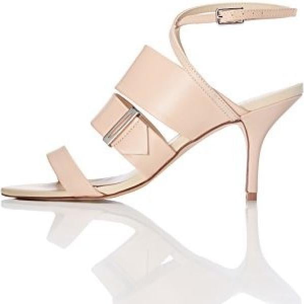 Sandali con tacco spillo e cinturino beige Find