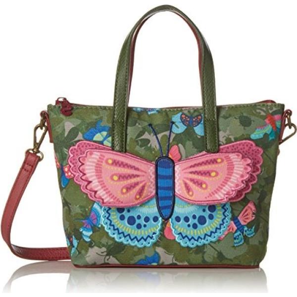 Borsa a tracolla verde e kaki Desigual verde