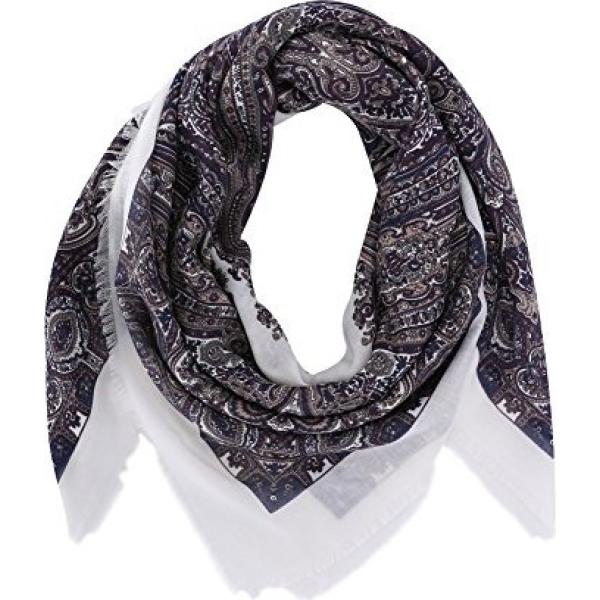 foulard Oodji Ultra grigio con stampe