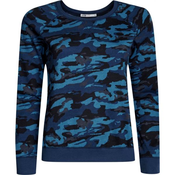 felpe Oodji Ultra blu con stampe