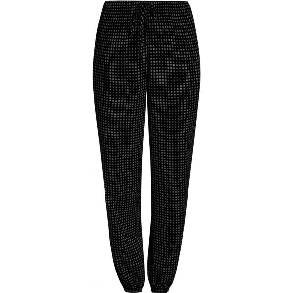 Pantalone con cintura e tacco alto aderente nero Oodji Ultra nero