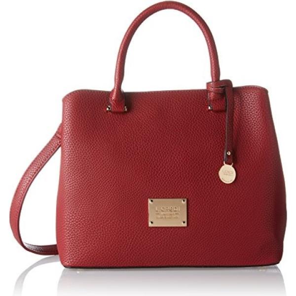 Borsa a mano cartella rosso L.Credi rosso